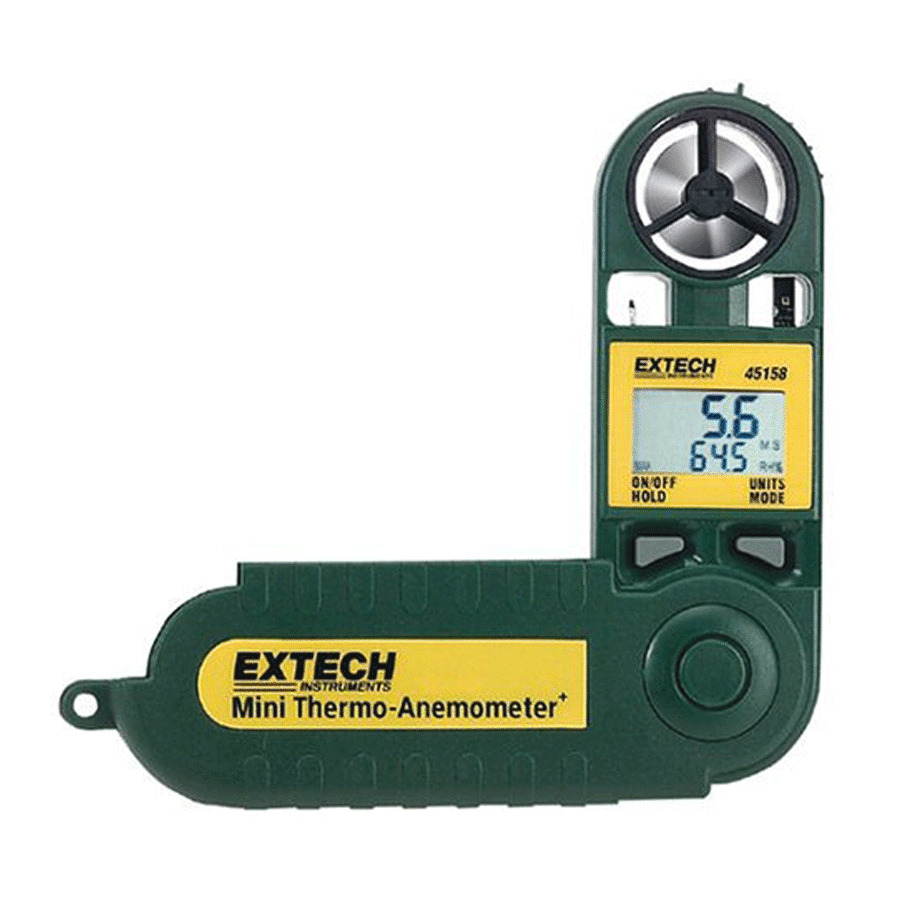 Extech 45168CP Mini Thermo-Anemometer with Built-in Compass