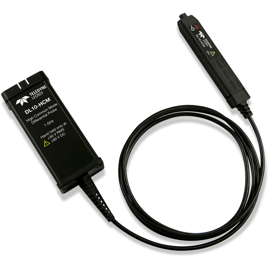 Teledyne LeCroy DL05-HCM Differential Probe, 60 V Common Mode, 500 MHz, Leads, Tips, DL-HCM Series