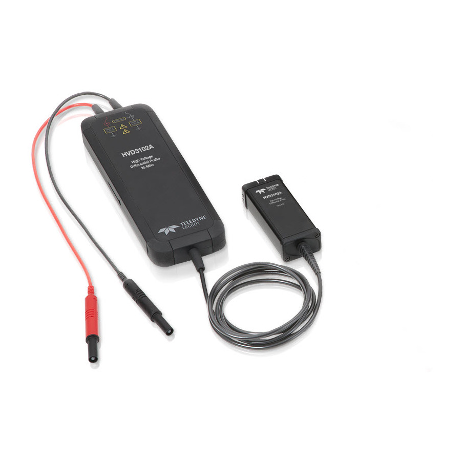 Teledyne LeCroy HVD3102A-NOACC Differential Probe, 1 kV, 25 MHz, Auto Zero, No Acc, HVD3000A Series