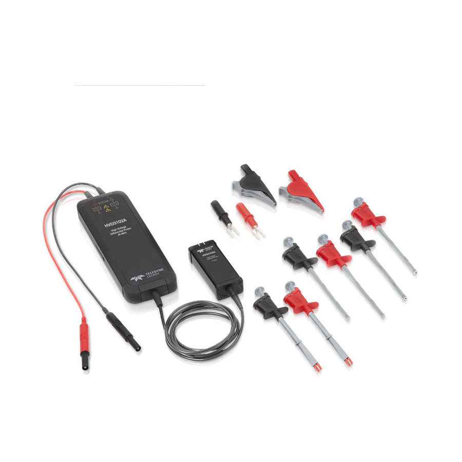 Teledyne LeCroy HVD3102A Differential Probe, 1 kV, 25 MHz, Auto Zero, 2m Cable, HVD3000A Series