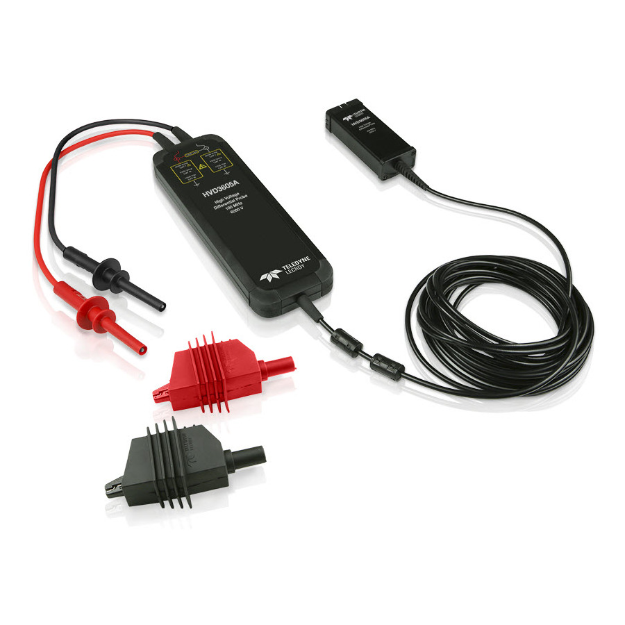 Teledyne LeCroy HVD3605A Differential Probe, 6 kV, 100 MHz, Auto Zero, 2m Cable, HVD3000A Series