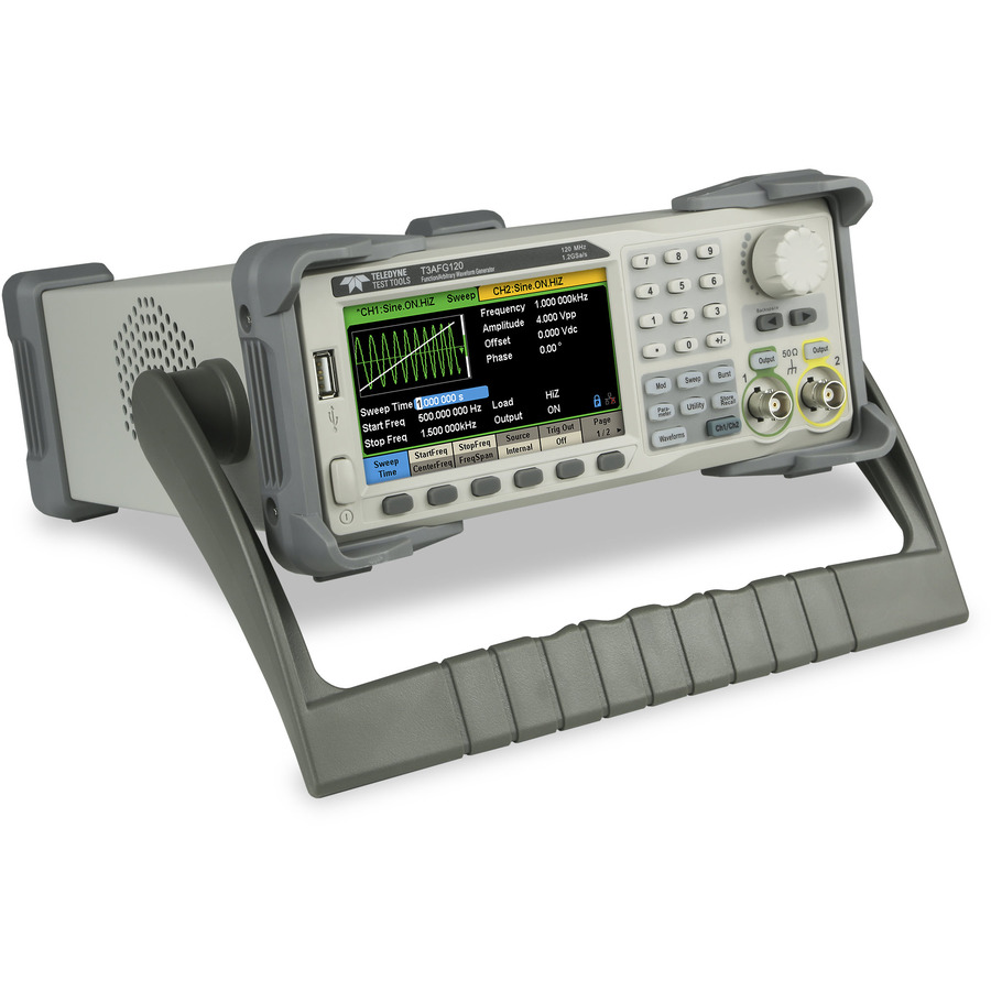 Teledyne LeCroy T3AFG40 Arbitrary Function Generator, 40 MHz, 1.2 GS/s, 8 Mpts, 2 CH, T3AFG Series