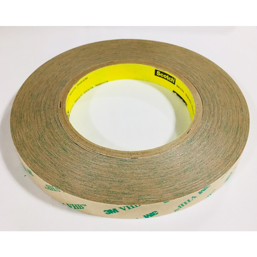 3M F9460PC-1/2 VHB Adhesive Transfer Tape, 1/2" x 60 Yards