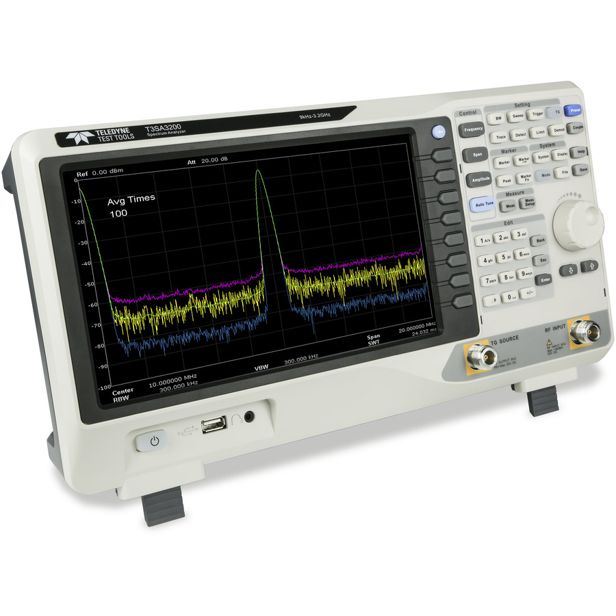 Teledyne LeCroy T3SA3100 Spectrum Analyzer, 9 KHz - 2.1 GHz, 10.1" Color Display, T3SA3000 Series