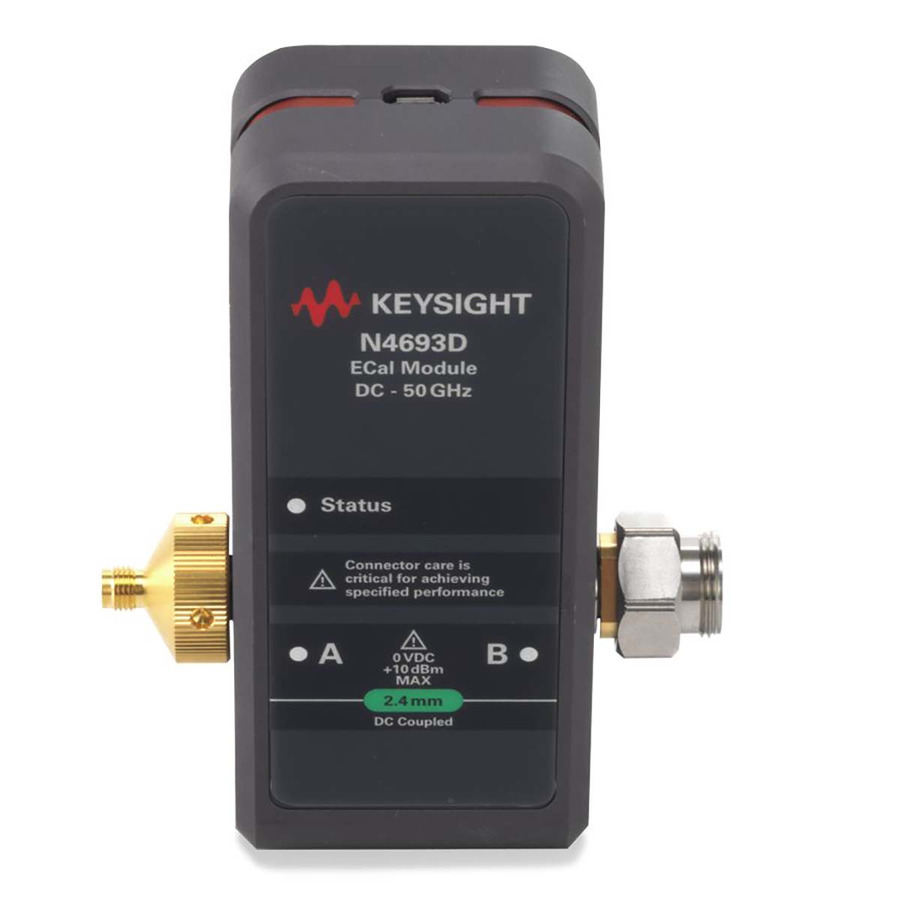 Keysight N4693D/0DC/F0F Electronic Calibration Module, DC-50 GHz, 2.4mm(f/f), 2-Port, N469xD Series