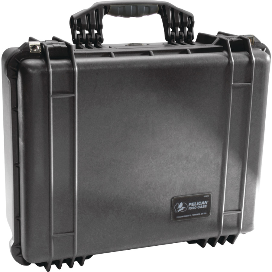 Pelican 1550-001-110 Case w/o Foam, Black 18-7/16" x 14"x 7-5/8"