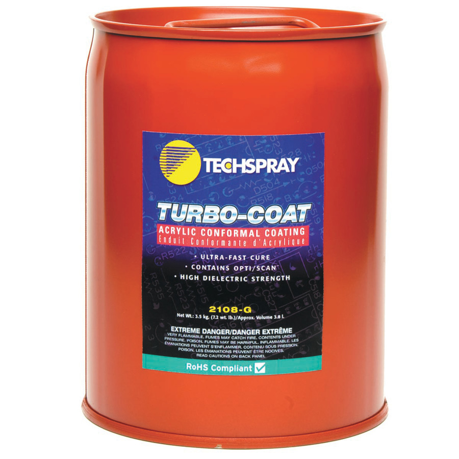 Techspray 2108-G Turbo­Coat Acrylic Conformal Coating, 1 Gal