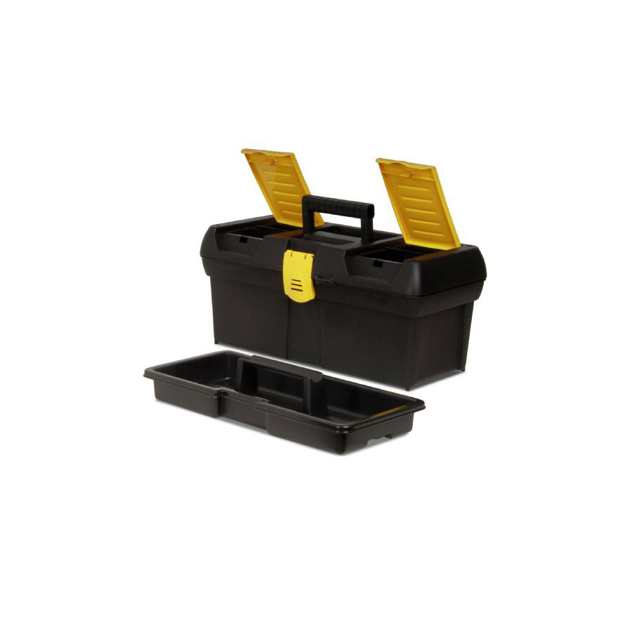 Stanley 016011R Tool Box Series 2000 w/ Built In Organizers, 16" x 7-1/2" x 7"