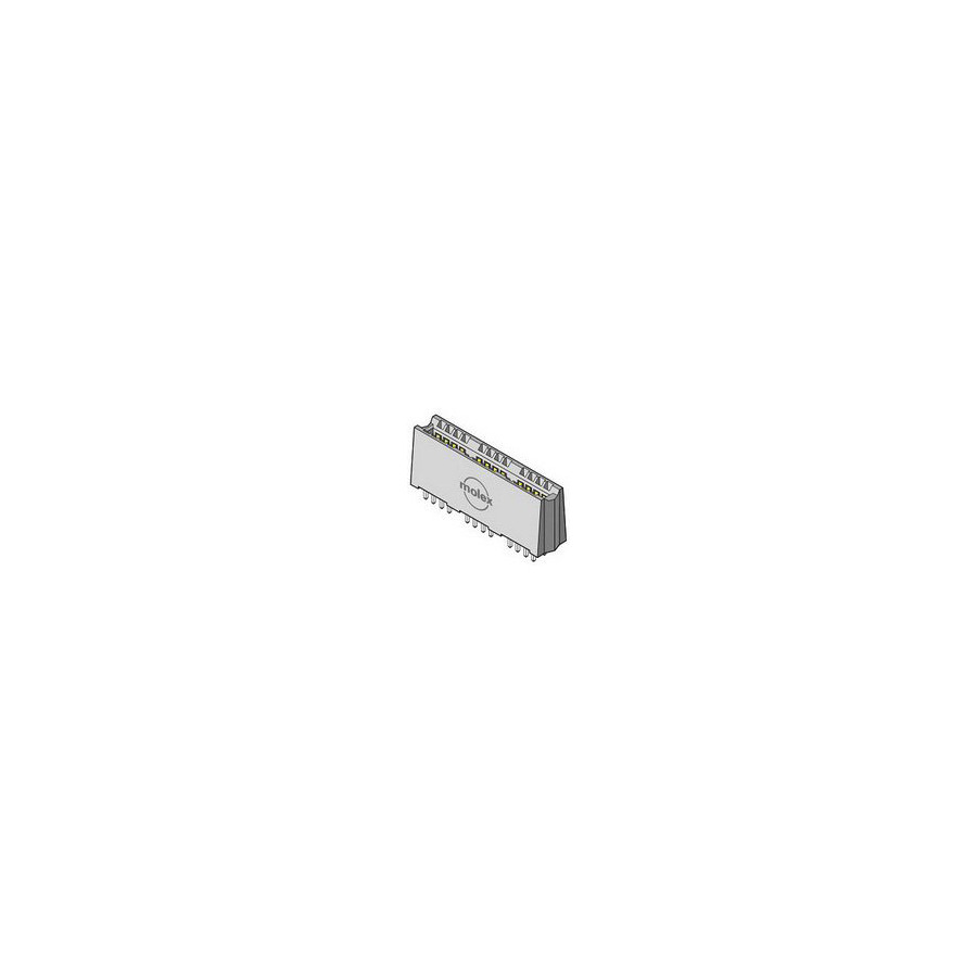 Molex 45844-0004 Standard Card Edge Connector, 2.5mm, 16 Contacts Power Edge