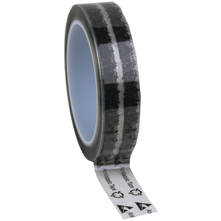 Protektive Pak 46911 Anti-Static Tape, With ESD Symbols, 1" x 72 Yards x 3" Plastic Core