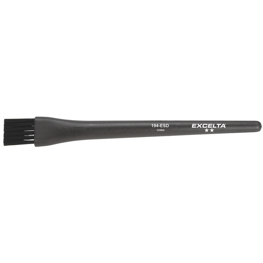 Excelta 194-ESD Brushes ESD Safe Straight Plastic Handle-