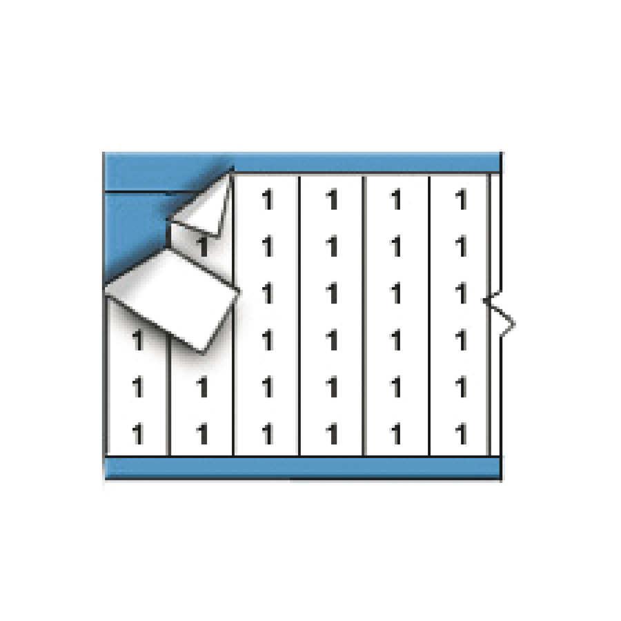 Brady HH-1-PK HH-1-PK 1.5" WIRE MARKER SOLID NUMBER (1) BRADY