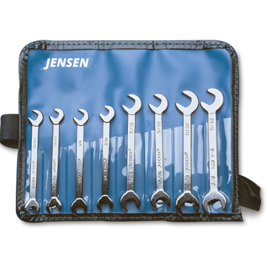 TestEquity: Jensen Tools 461-180 Midget Open End Wrench Set, Inch