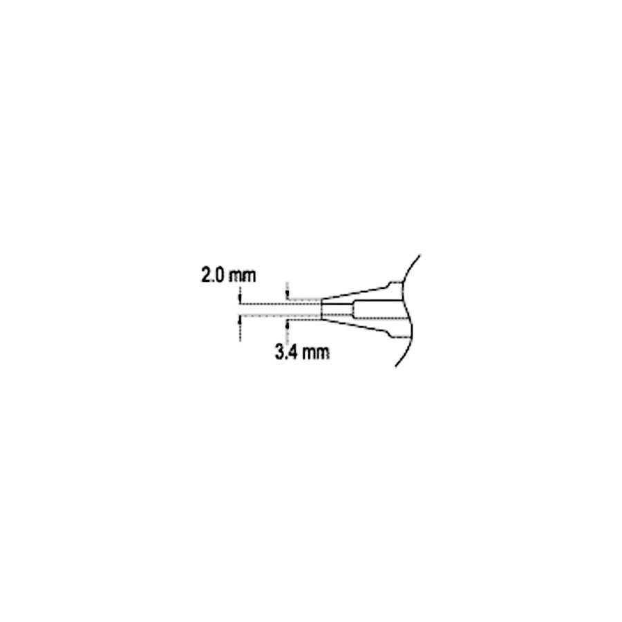 Hakko N3-20 2mm Nozzle for FM2024