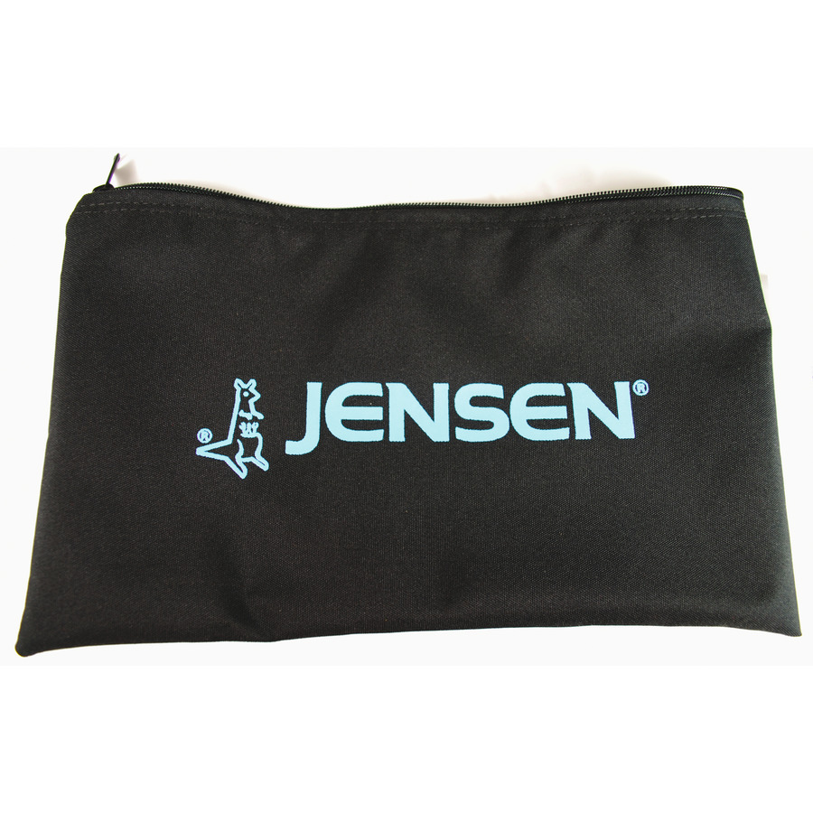 Jensen Tools 472-432 All-Purpose Canvas Storage Bag with Zipper, 9" x 15"