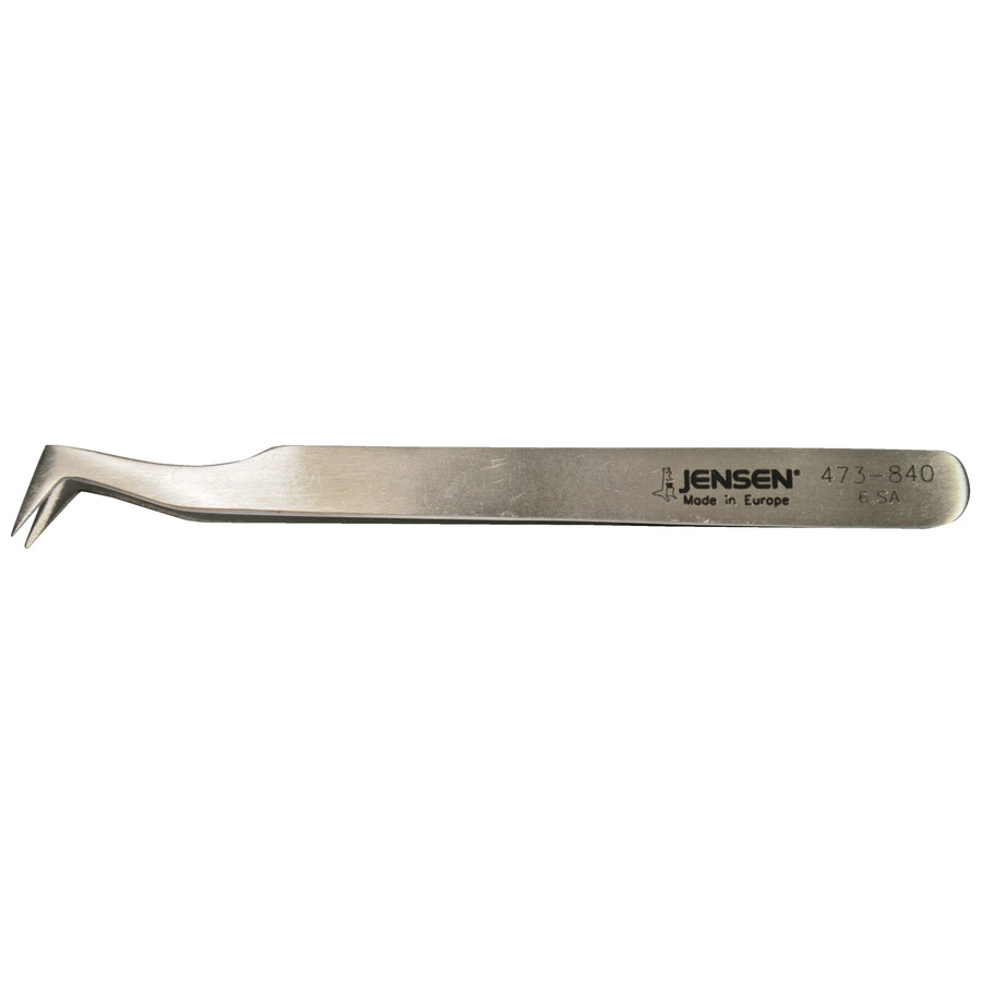 Techni-Pro 6.SA.B Tweezers Stainless Angled Sharp Angled Stainless ...