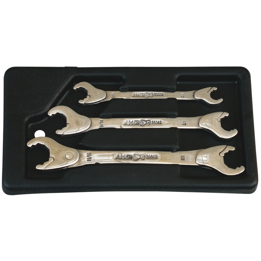 Chicago Brand 56039 3pc. Metric Combination OpenEnd Ratchet Wrench Set JensenTools