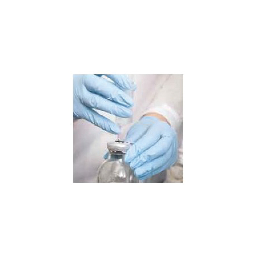 QRP 4BQF09 Gloves, Nitrile, 9", 4 mil Thick, Powder Free, Textured, Large, Qualatrile, 100/Box