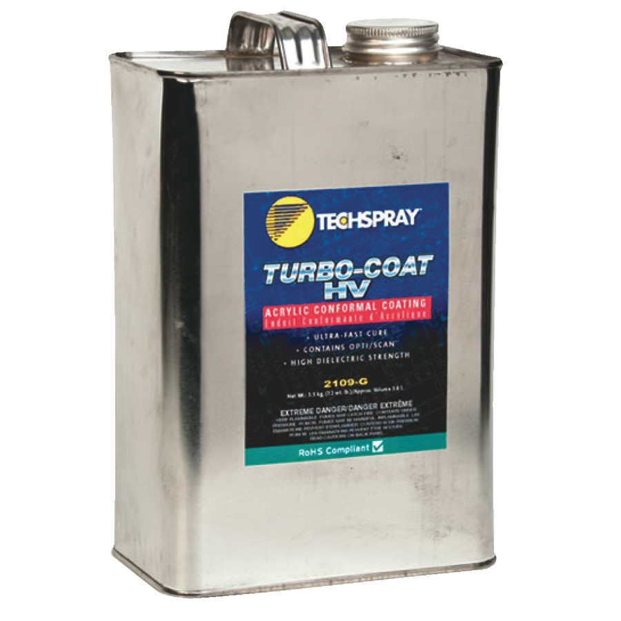 Techspray 2109-G HV Turbo Coat, 1 Gallon Metal Container