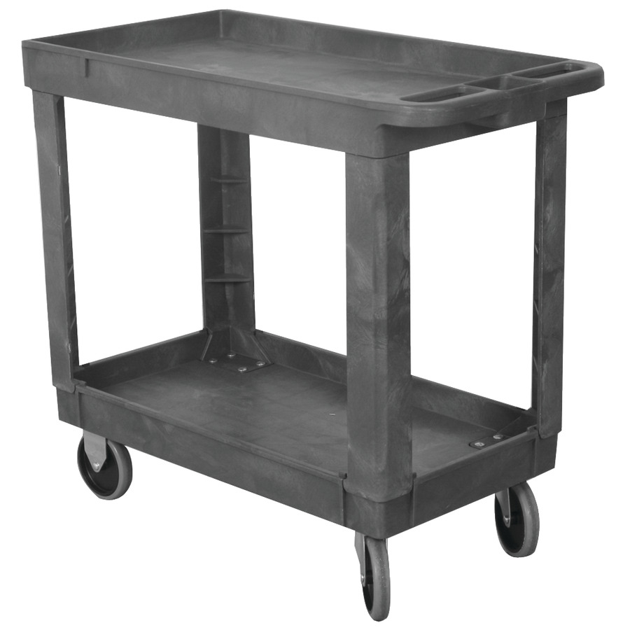 WESCO 270494 Two Shelf Economy Cart, 34" x 17.25" x 30.635"