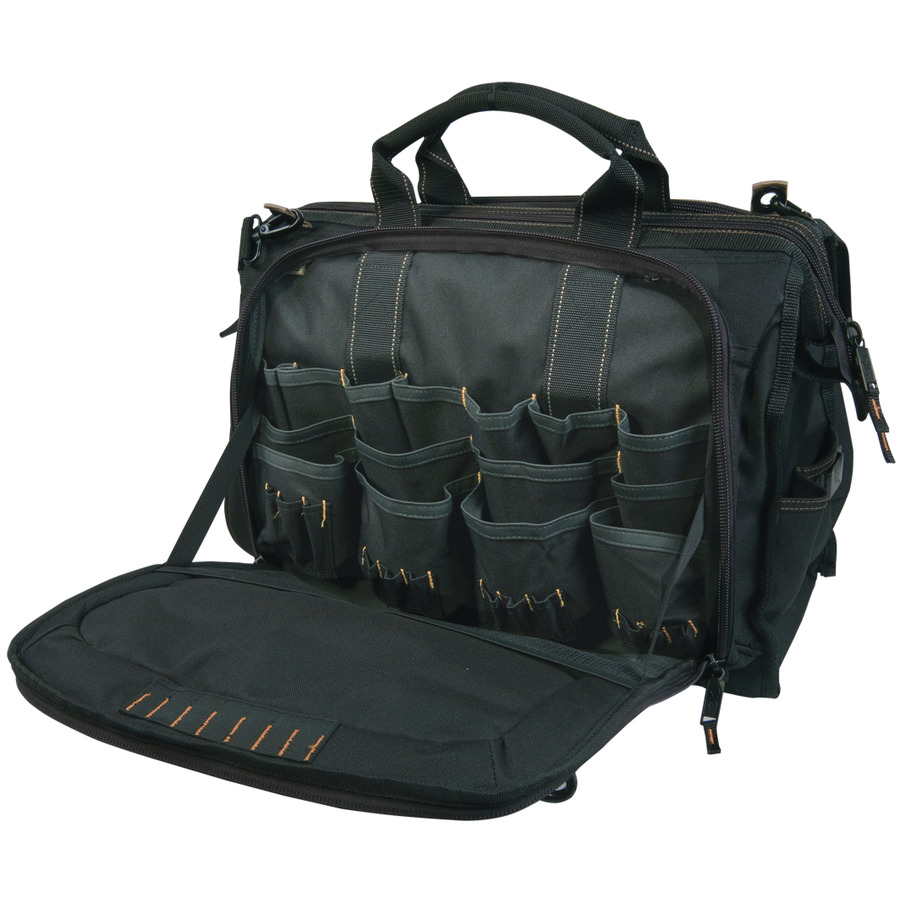 Custom Leather Craft 1539 18" Multi-Compartment Tool Bag