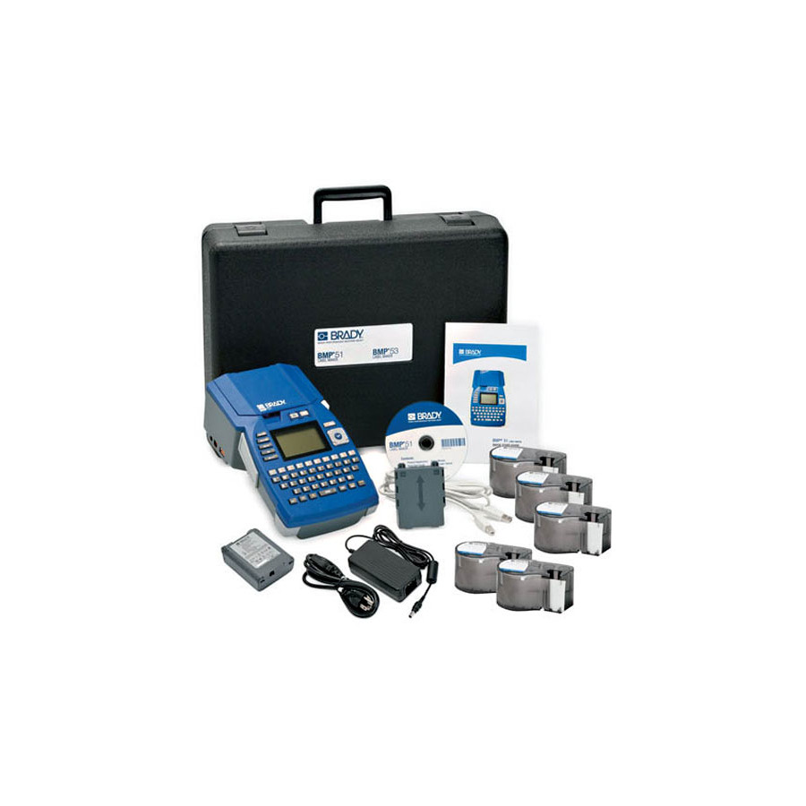 Brady BMP51-KIT-VD BMP®51 Voice and Data Communications Identification Label Printer Starter Kit