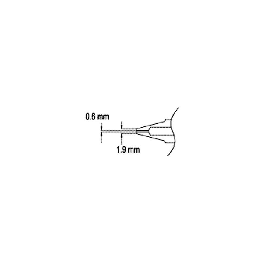 Hakko N3-06 0.6mm Nozzle for FM2024