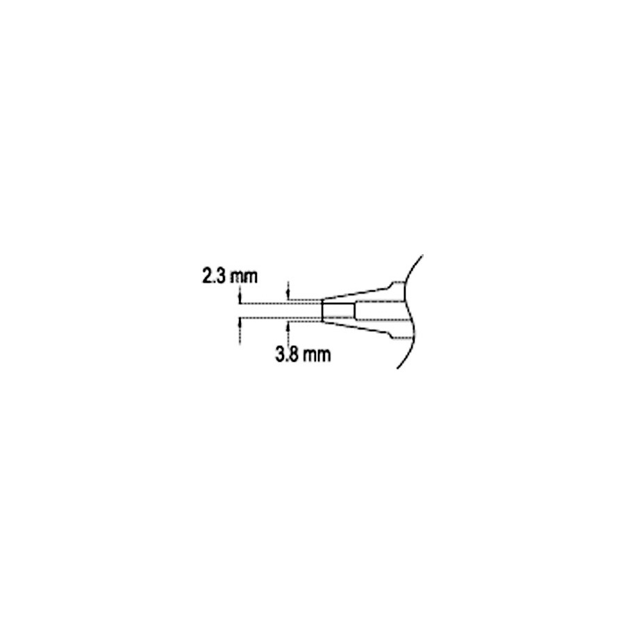 Hakko N3-23 2.3mm Nozzle for FM2024