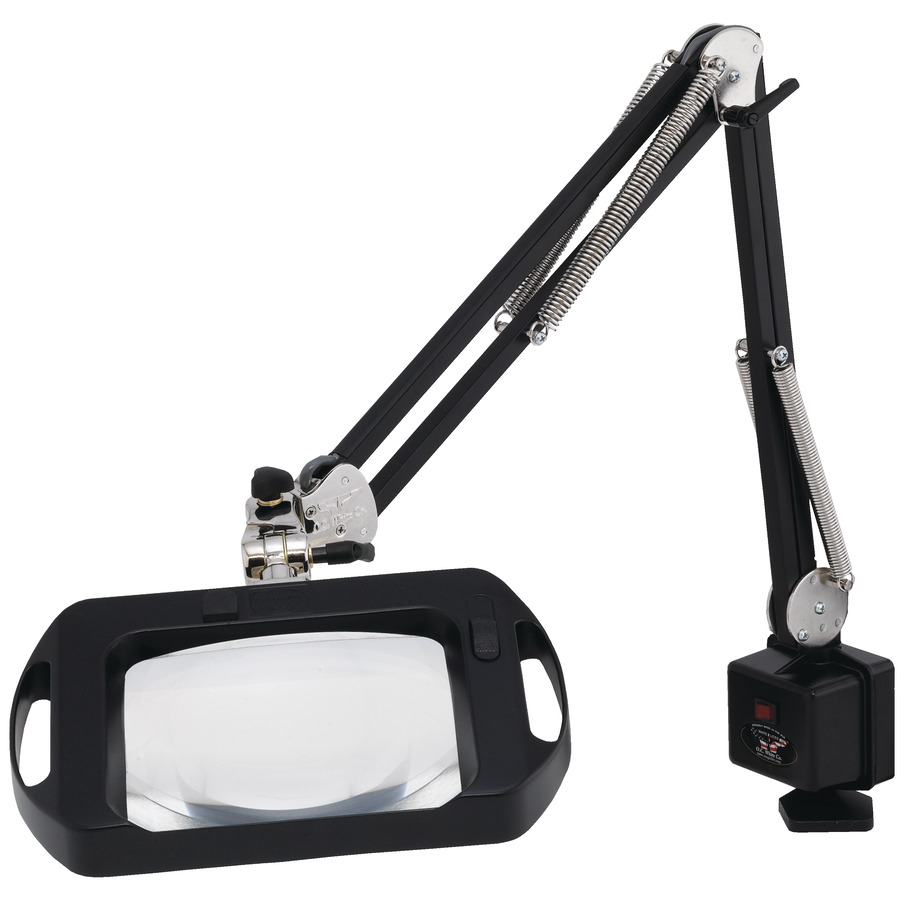 O.C. White 72400-B 3-Diopter ESD-Safe Black Fluorescent Magnifier