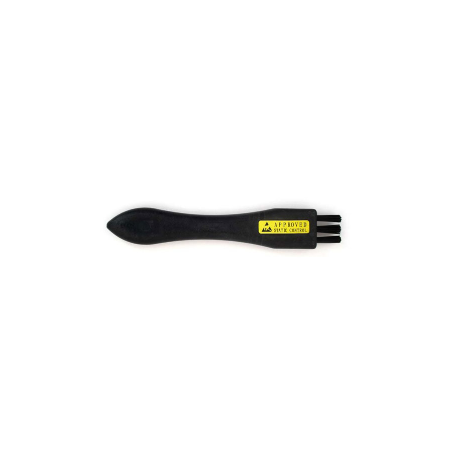 Botron B09922 Cleaning Brush, Synthetic/Plastic, ESD-Safe Counductive, 6" x 3/4"