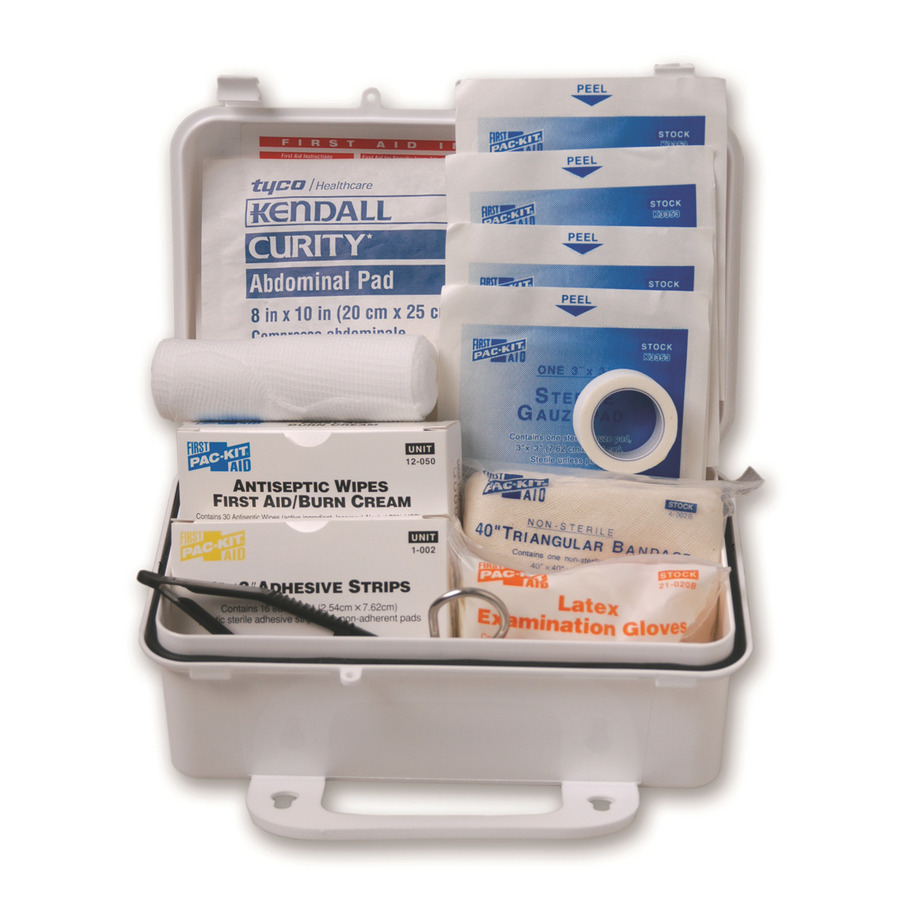 Pac-Kit First Aid 6060 Waterproof General Purpose First Aid Kit, 10 Person