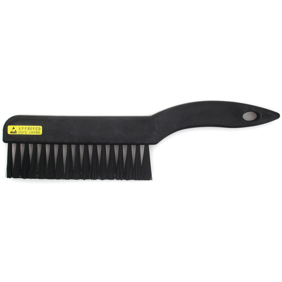 Botron B09926 Cleaning Brush, Synthetic/Plastic, ESD-Safe Counductive, 9" x 3-1/2"