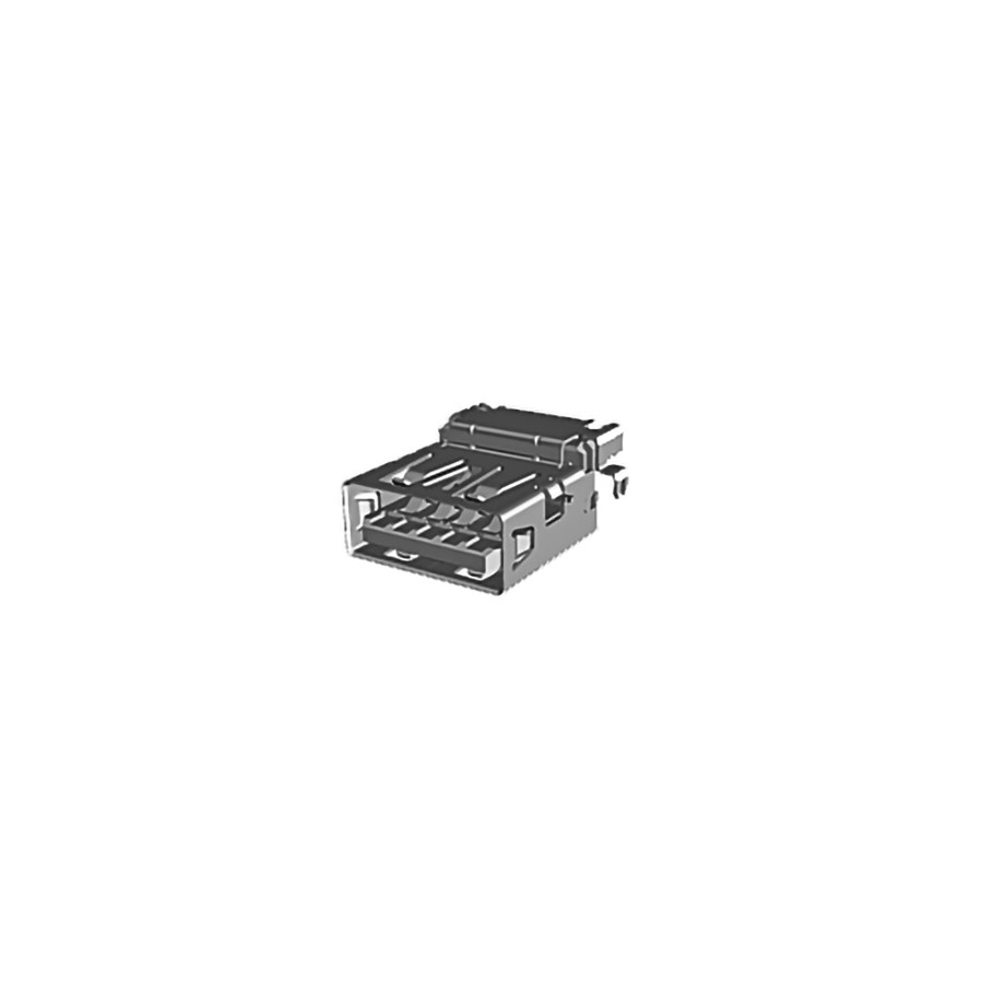 Molex 48397-0003 USB Connectors USB 3.0 F/A Rvs Ra Receptacle Ch=-1.75 15U