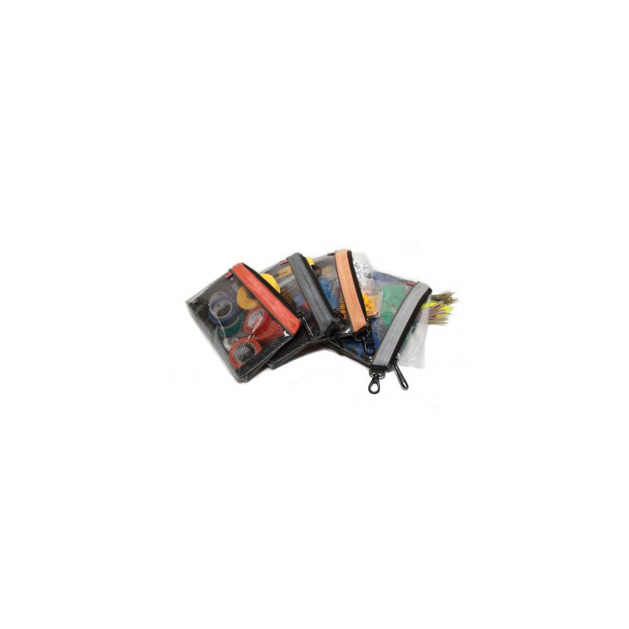 Veto Pro Pac PB4 Color Coded Utility Tool Parts Bags, 10.5 x 7"", 4/Pkg