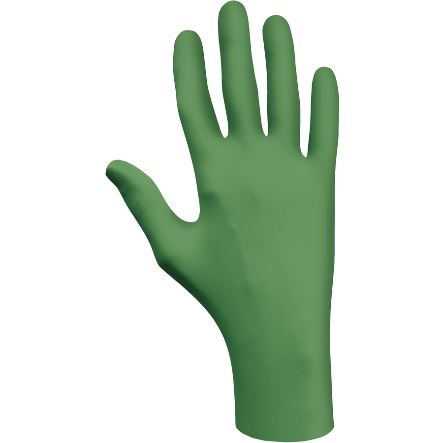 Showa 6110PF Nitrile Gloves, EBT Biodegradable, X-Small, 100/Box