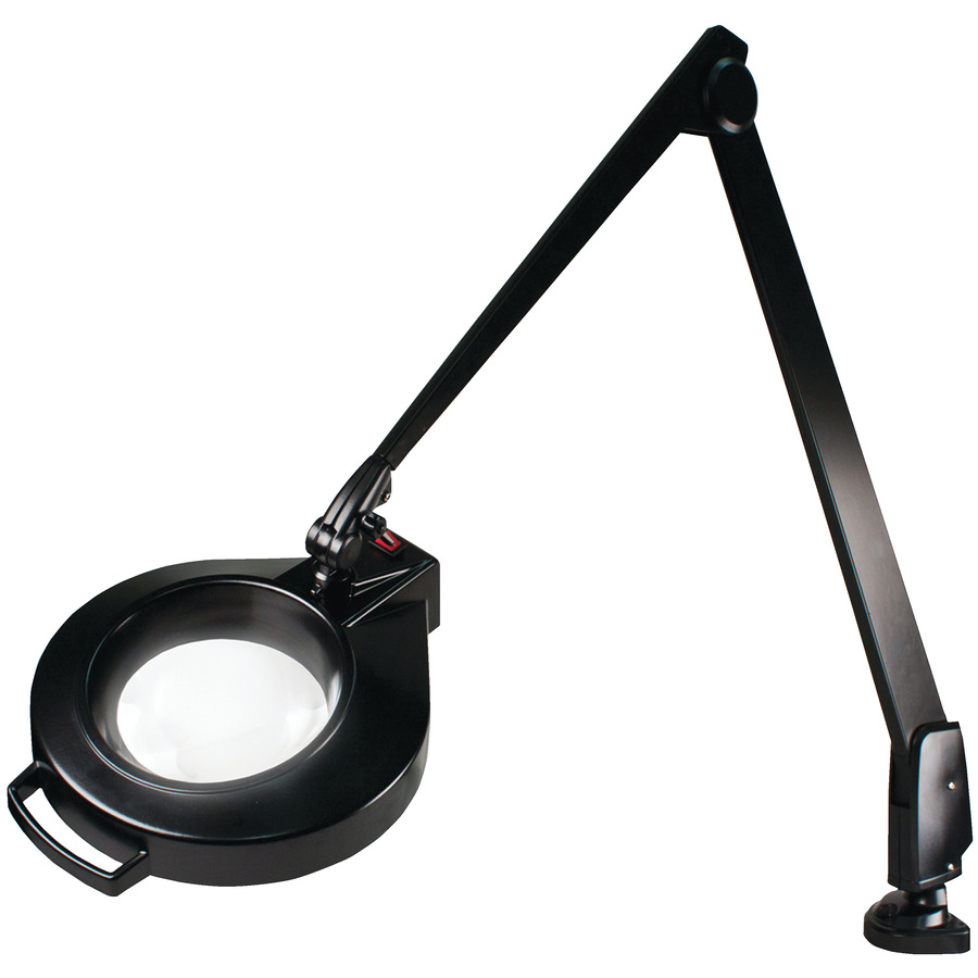 Dazor LMC200-5-BK Circline LED 5 Diopter ESD Clamp Magnifier, Black