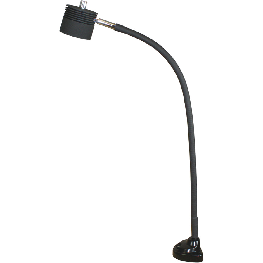 Dazor LED-FA25CM-BK EcoFlex LED Flex Arm Clamp Light, Black with Gooseneck