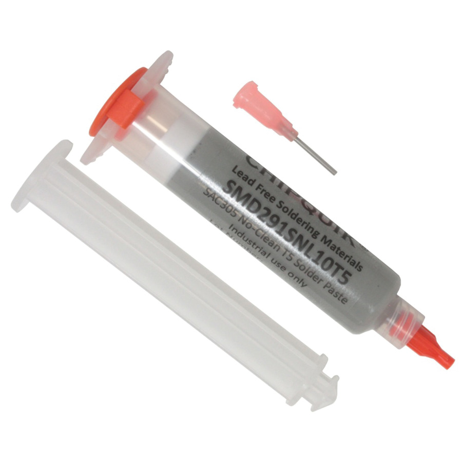 Chip Quik SMD291SNL10T5 Solder Paste no clean Lead-Free in 10cc syringe 35g (T5)