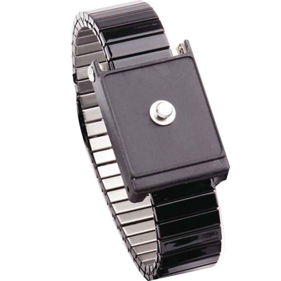 Transforming Technologies WB6014 Adjustable Metal Wrist Strap with 4mm Snap