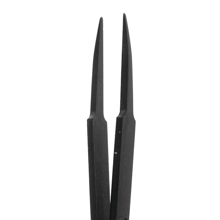 Botron B09903 Tweezers, ESD-Safe Conductive, 4.8", Conductive Vestamid 25% Fiberglass, 4.8"