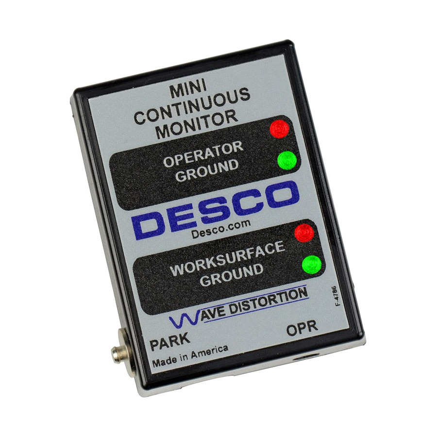 Desco 19239 Mini Continuous Monitor with North American Plug