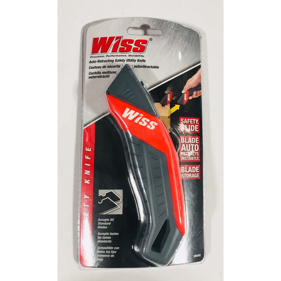 Wiss WKAR2 AutoRetracting SAFETY Utility Knife JensenTools