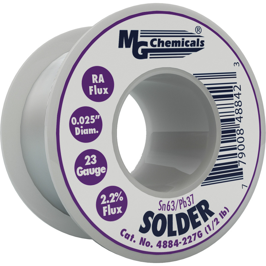 TestEquity: MG Chemicals 4884-227G Solder Wire, Rosin Core, Leaded