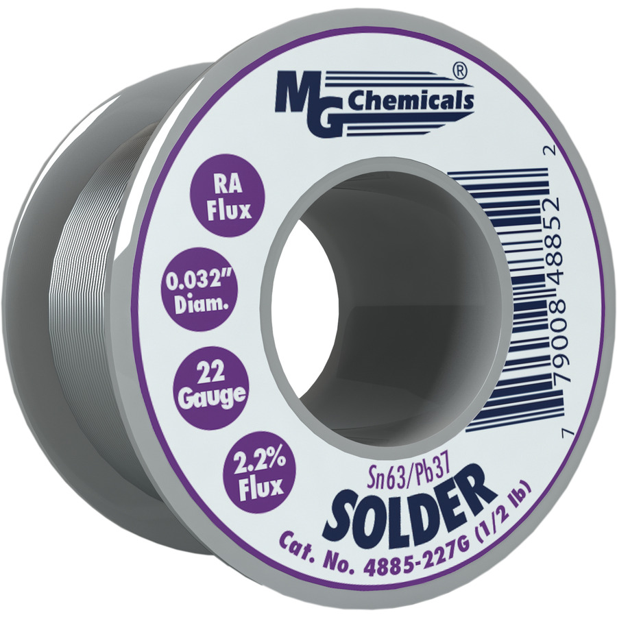 TestEquity: MG Chemicals 4885-227G Solder Wire, Rosin Core, Leaded