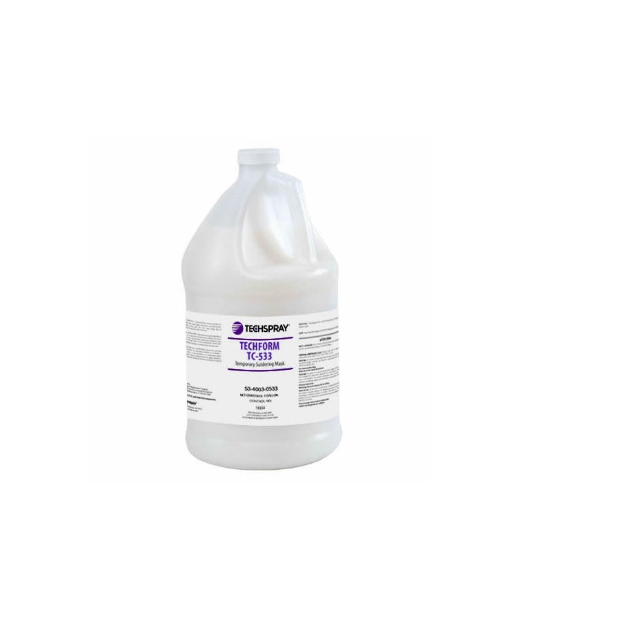 Techspray 53-4003-0533 TC533 TECHFORM Peelable Liquid Solder-Wave Mask, 1 Gal.