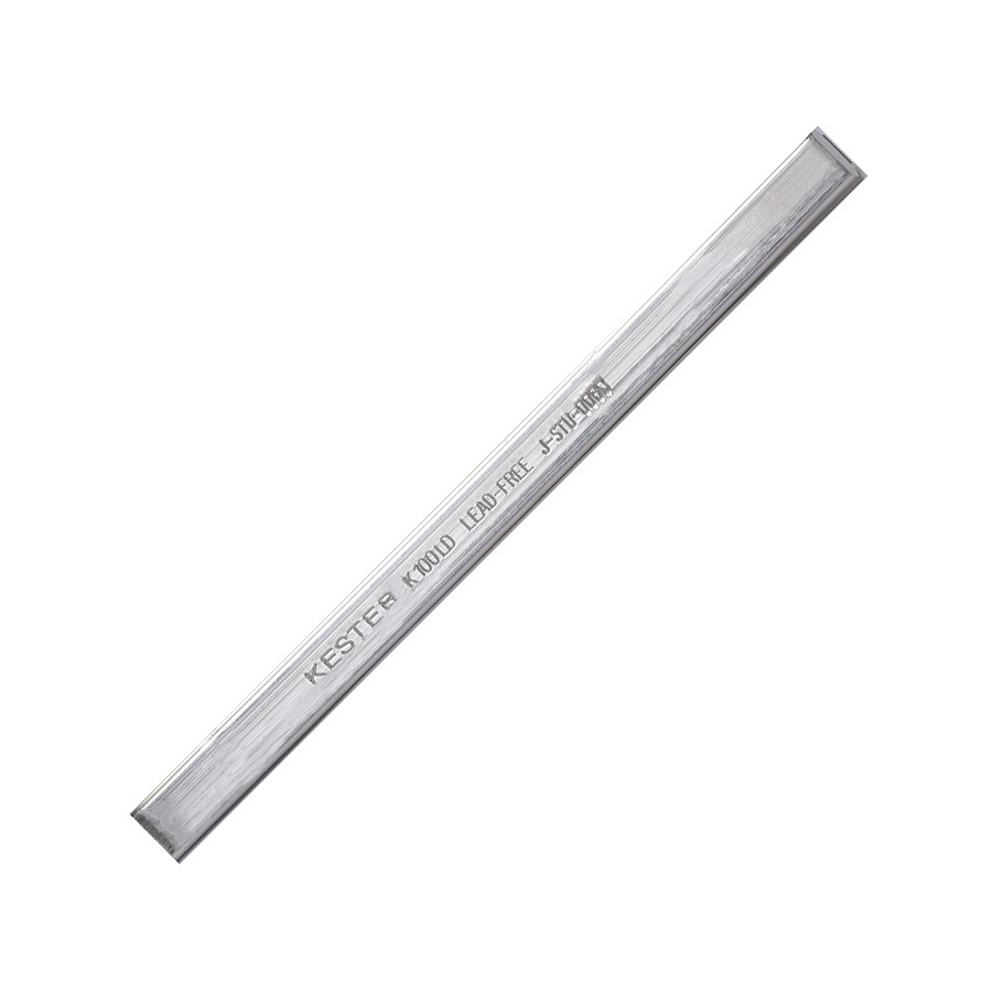 Kester 44-9574-0050 Solder Bar, Lead Free, K100LD, Zero Halogen, 1 2/3 lb. Bar, Ultrapure Series