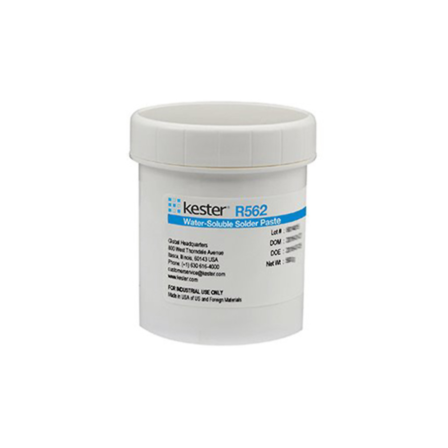 Kester 70-2102-0510 Solder Paste, R562 Water Soluble Solder Paste,Sn63Pb37,500G