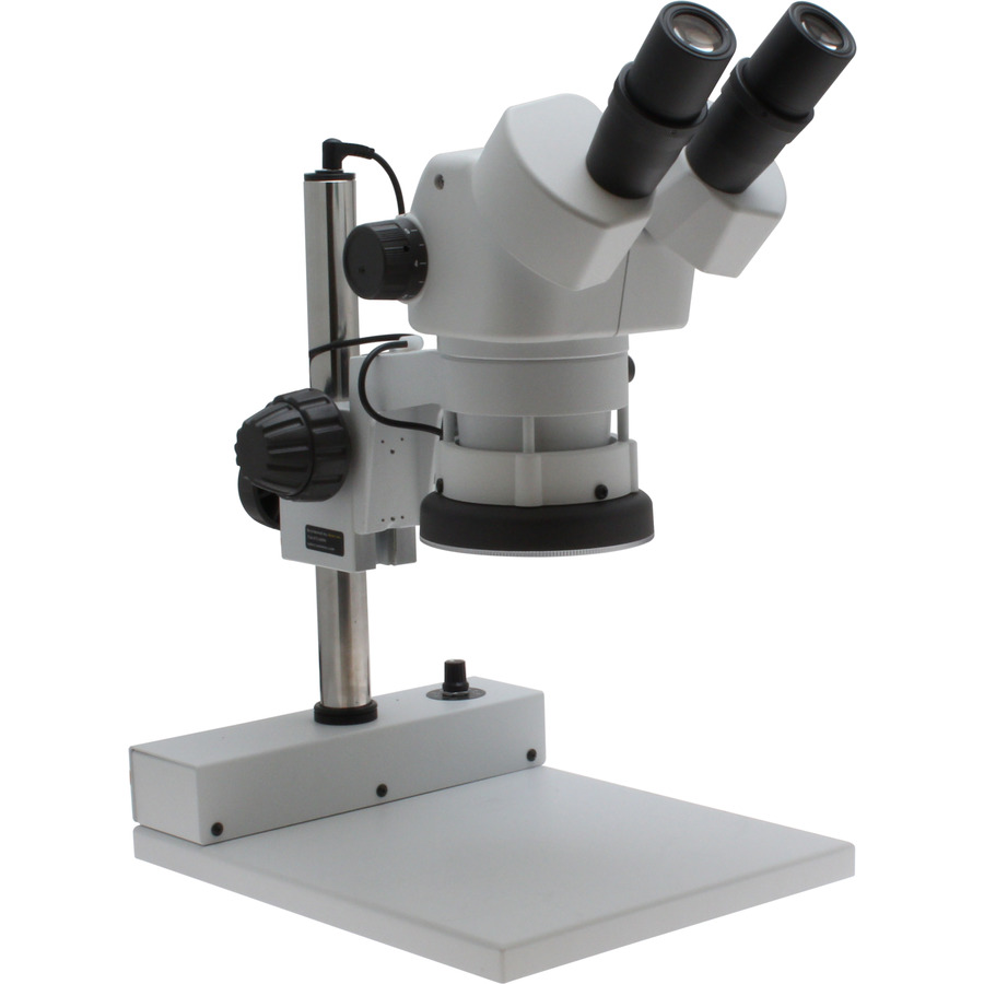 Aven 26800B-371-ESD ESD Safe SPZ-50E Stereo Zoom Binocular Microscope on Stand PLED