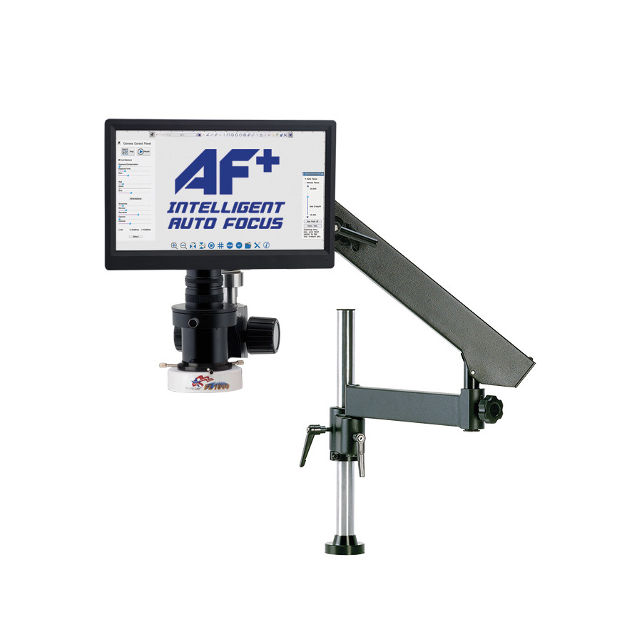 O.C. White TKSS-AF-FA-F AF+ Intelligent Auto Focus Digital Microscope, Fluorescent Ring Light, Super-Scope Series