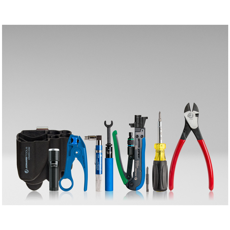 Jonard Tools TK-87 COAX Tool Kit Dual Connectors